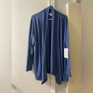 Athleta blue cardigan